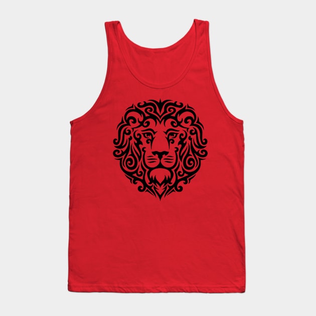 Royal Lion Face Tank Top by Right-Fit27